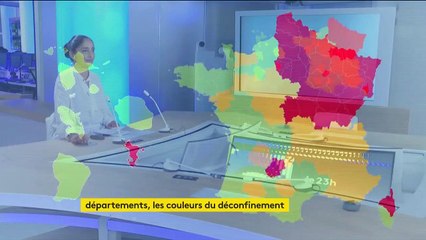 Départements, les couleurs du déconfinement