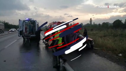 Korkunç kaza! Feci şekilde can verdi