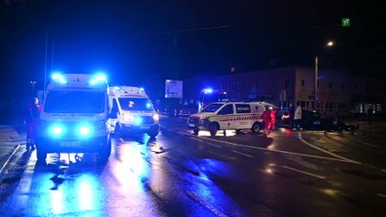 Download Video: Straßenrennen am Südring: Drei junge Frauen bei Unfall in Innsbruck verletzt