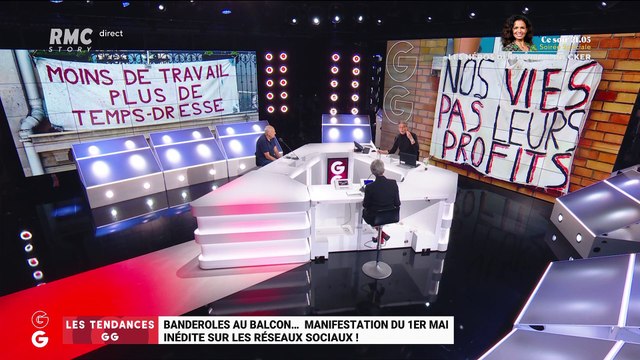 Les tendances GG : Banderoles au balcon... manifestation du 1er mai inédite sur les réseaux sociaux ! - 01/05