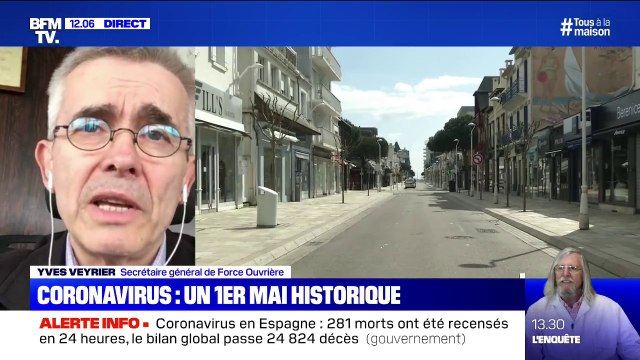 Yves Veyrier (FO) sur ce 1er mai: Nous sommes orphelins de nos manifestations