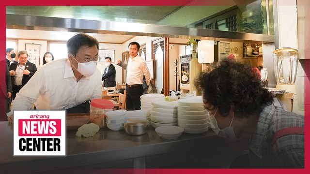 President Moon encourages people to use local restaurants while maintaining social distancing