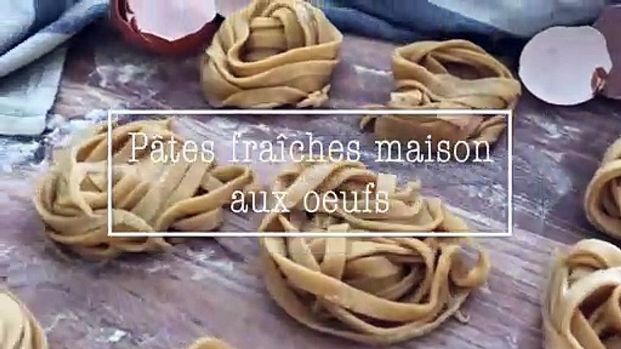 Recette pâtes fraiches