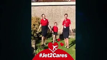 Jet2 staff recreate television Jess Glynne advert