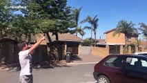 South African man uses drone to collect beer from friend across neighbourhood during coronavirus lockdown