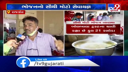 COVID-19 pandemic_ Social organisation provides food to needy in Rajkot_ TV9News