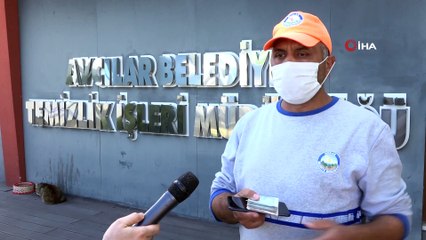 İstanbul’da temizlik işçisinden örnek davranış