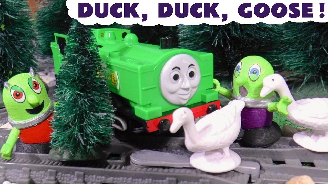 Funny Funlings Duck Duck Goose Prank and Rescue with Thomas and Friends in this Family Friendly Full Episode English Toy Story for Kids from a Kid Friendly Family Channel