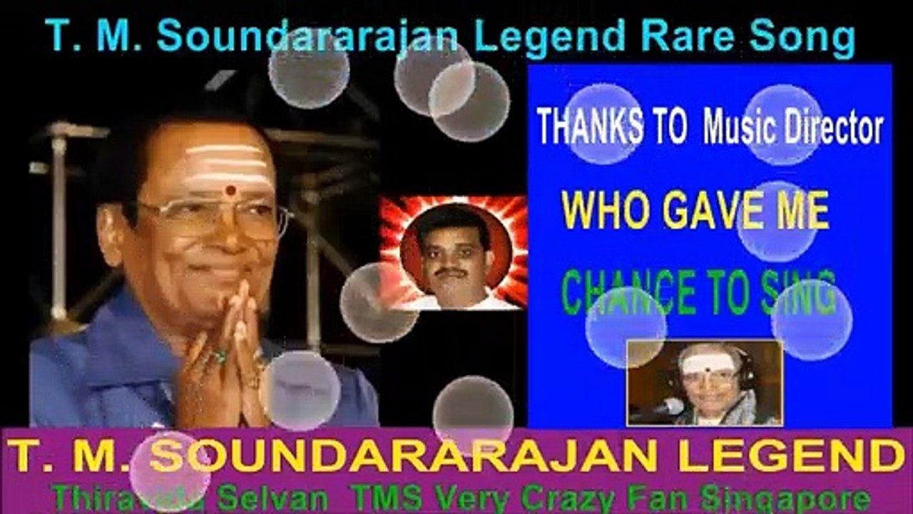 T. M. Soundararajan Legend Rare Song Vol 68