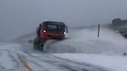 April comes to a cold, snowy end