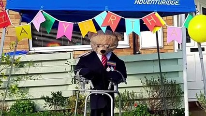 Sheffield teddy bear raises smiles and money for the NHS