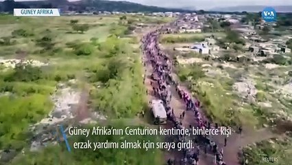 Güney Afrika’da Uzun Erzak Kuyruğu