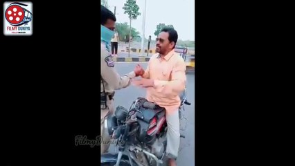 A psycho Reverse towards Police and Public during Lockdown |Police | Filmy Duniya