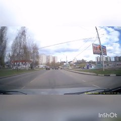 Road Worker Clipped by Careless Driver