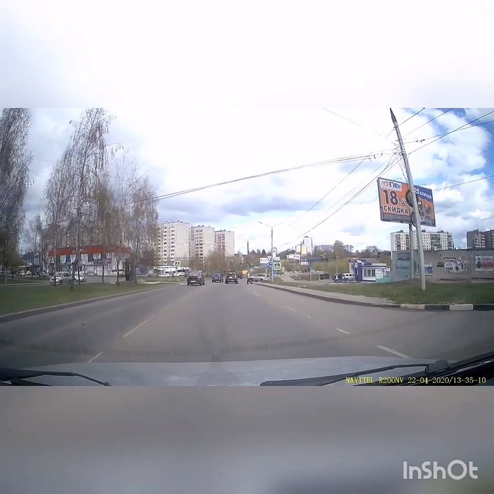 Road Worker Clipped by Careless Driver