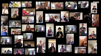 School Orchestra Brings a Little ‘Happy’ to Viewer’s Homes with Virtual Performance