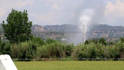 Jeotermal santrali sondaj çalışmasında patlama