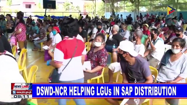DSWD-NCR helping LGUs in SAP distribution; over 300-K families given cash aid in NCR