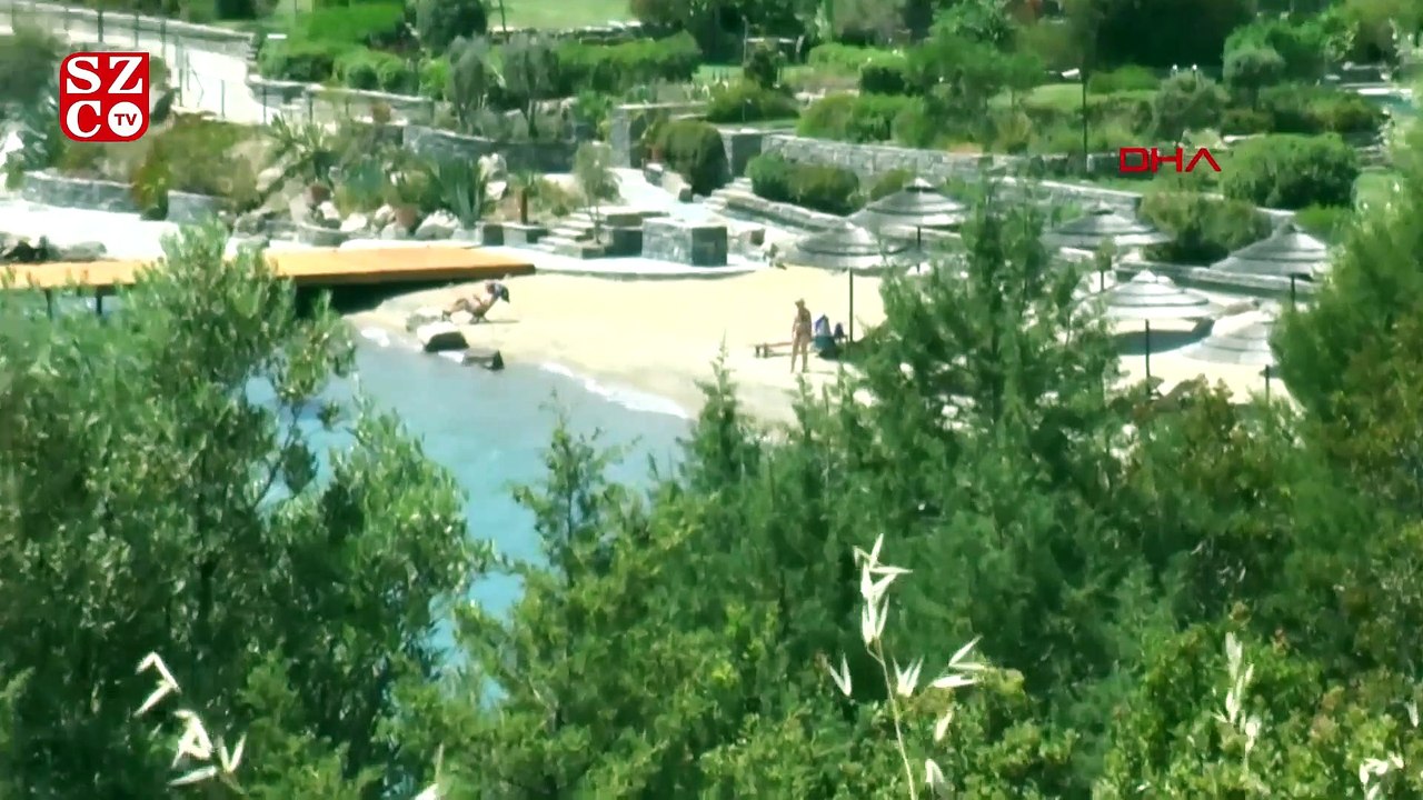 Yasağa aldırmadan denize girdiler