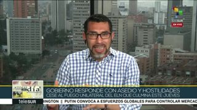 Temas del Día: Colombia: culmina cese al fuego unilateral del ELN