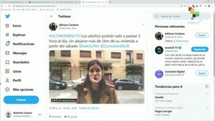 España: adultos podrán salir a pasear por una hora