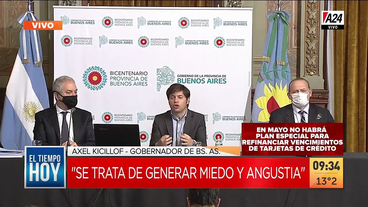 Kicillof sale al cruce por las libertades masivas de presos