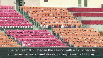 Virtual fans as baseball season opens in South Korea