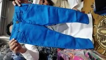 New Collection of baby jeans and Ladies jeans in Karachi Garments