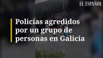 Policías agredidos por un grupo de personas en Galicia