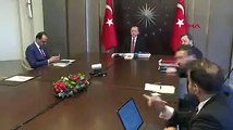 Cumhurbaşkanı Erdoğan koronavirüs hastalarıyla görüştü: 