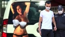Bursa'da aracına çıplak kadın afişi asan kişi gözaltına alındı