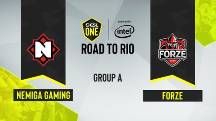 CSGO - forZe vs. Nemiga Gaming [Mirage] Map 2 - ESL One Road to Rio - Group A - CIS
