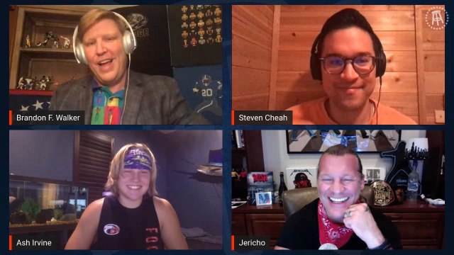 Chris Jericho And Son School Steven Cheah About The NFL Draft