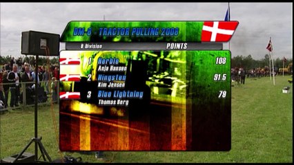 Tractor Pulling Danish Championship 2008 Rd 8 Hjallerup