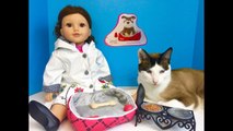 AMERICAN GIRL DOLL Pet Care Set Accessories Toys for KITTY-