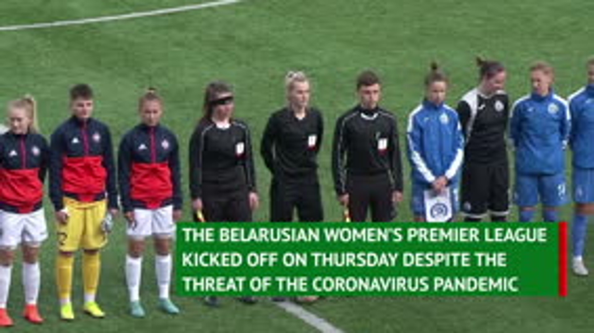 Women S League Starts In Belarus Amid Coronavirus Crisis Video Dailymotion