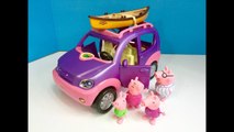 Musical FISHER PRICE Loving Family Purple SUV with PEPPA PIG TOYS-