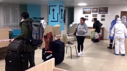 Karantina süresi dolan 101 kişi evlerine uğurlandı