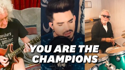 Queen et Adam Lambert reprennent "We are the champions" pour les soignants