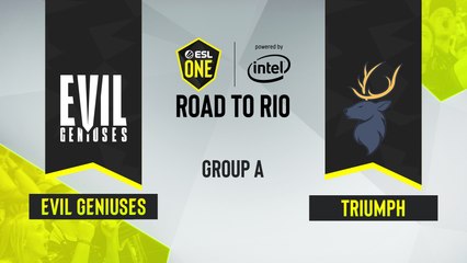 CSGO - Triumph vs. Evil Geniuses [Nuke] Map 2 - ESL One Road to Rio - Group A - NA