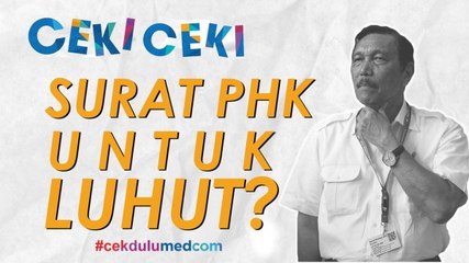 [Ceki-ceki] Surat Pemecatan Luhut Beredar di Media Sosial? Ini Faktanya