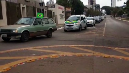 Contra STF e Congresso, Cascavelenses realizam carreata pelo Centro