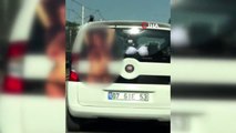 Trafikte müstehcen harekete gözaltı