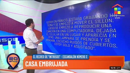 ¿Qué famoso está asustado por tener la casa embrujada?