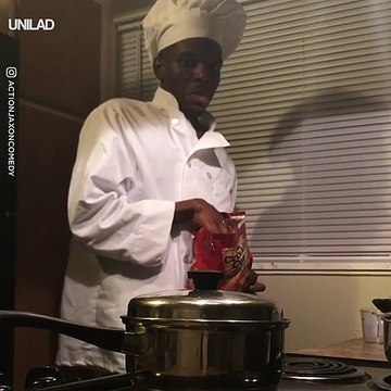 Faire des frites n'est pas chose facile... Oups