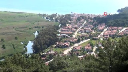 Muğla'nın 'Sakin Kent' unvanlı turistik Akyaka Mahallesi sessizliğe büründü