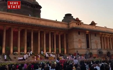 PM Narendra modi Oath Ceremony: पीएम मोदी के शपथ ग्रहण समारोह में लगे हर-हर महादेव के नारे, देखें वीडियो