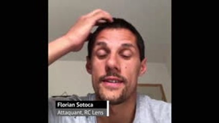 Florian Sotoca passe un message aux supporters lensois
