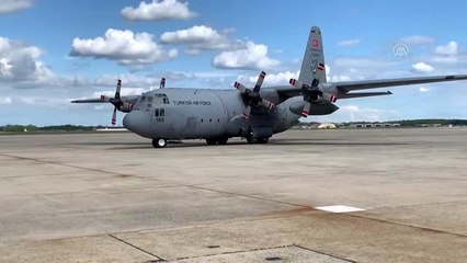 Türkiye'nin ikinci Kovid-19 yardım paketi ABD'ye ulaştı (1)