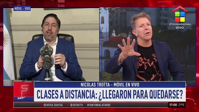 Trotta descarta la vuelta a clases presenciales en el corto plazo